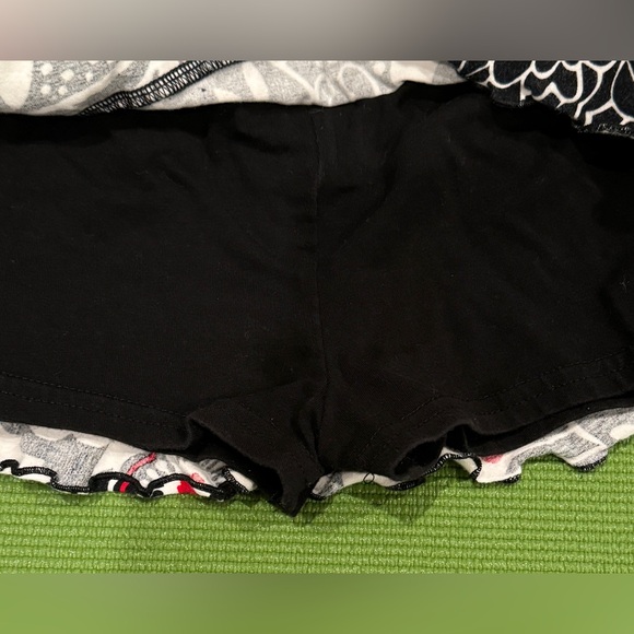 KOALA KIDS BOHO SKIRT TODDLER BABY GIRL 18 Mo Months Black Red White Flowers - Picture 4 of 5